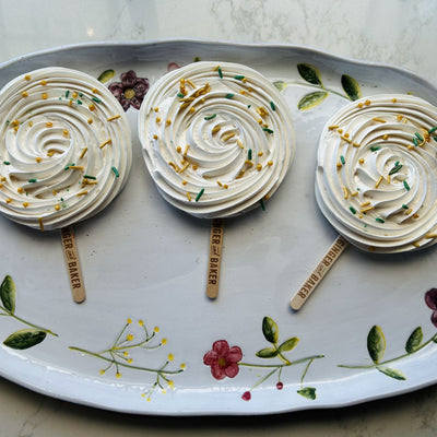 Green & Gold Meringues (Half Dozen)