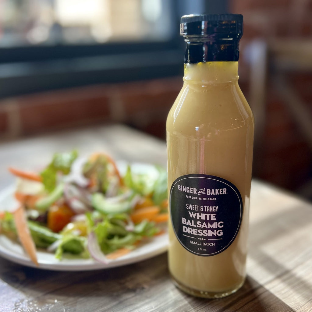 G&B White Balsamic Dressing – Ginger and Baker